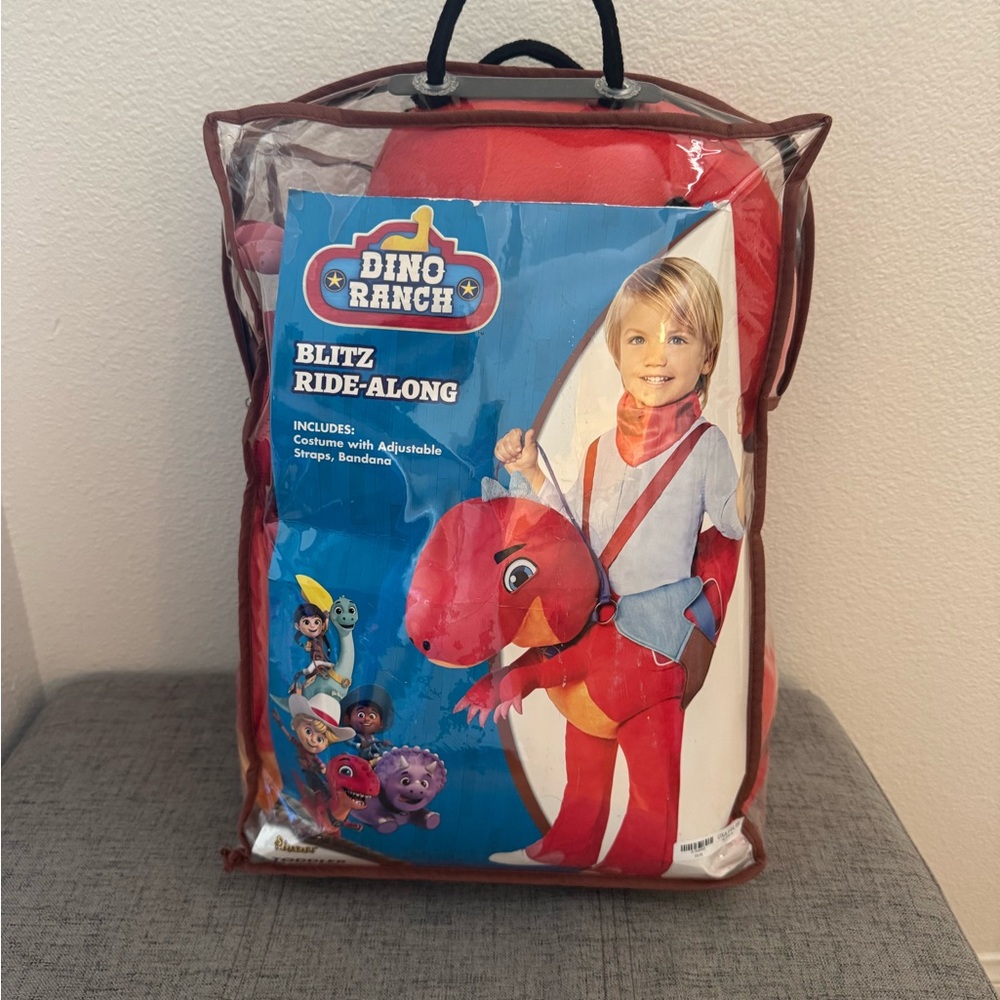 SOLD ‼️Spirit Dino Ranch Blitz Ride-Along Costume - Red and White